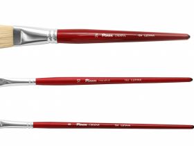 Кисть щетина №12 плоская Pinax "Creative 154" короткая ручка