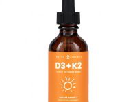 NutraChamps, Жидкие капли D3 + K2, без добавок, 60 мл (2 жидк. Унции)