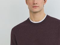 Джемпер с имитацией футболки, Фиолетовый