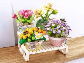 1673_MK Конструктор Цветы в горшках