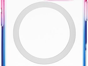 Клип-кейс uBear Fusion Mag для Apple iPhone 16 Pro Max Синий/Зелёный