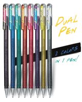 Ручка гелевая Pentel "Hybrid Dual Metallic" 1,0 мм