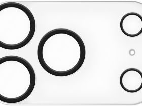 Защитное стекло Krutoff для камер Apple iPhone 17 Pro Black