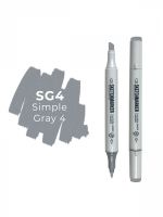 Маркер двухсторонний на спиртовой основе Sketchmarker Цвет Простой серый 4