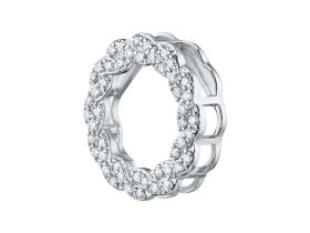 Подвеска из белого золота с бриллиантами э4701пд09210006