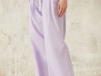 Широкие брюки из хлопка