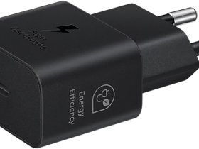 Сетевое зарядное устройство Samsung USB Type-C Power Delivery 25 Вт, с кабелем черный