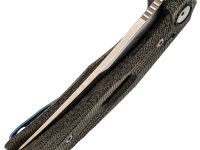 Складной нож Reate PL-7 сатин, сталь Nitro-V, рукоять микарта, черный
