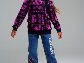 Джемпер трикотажный для девочек