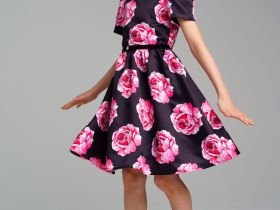 Платье текстильное для девочек