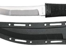 Нож с фиксированным клинком CRKT Hissatsu 2907, сталь 440A, рукоять пластик/резина