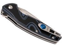 Нож складной Ruike P105 черно-серо-синий