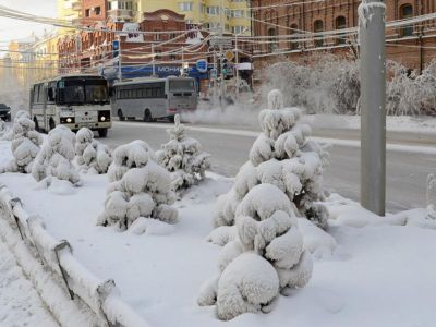 Зима будет теплой. В Якутии температура ожидается выше нормы