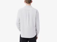 Мужская фланелевая рубашка Lacoste прямого кроя