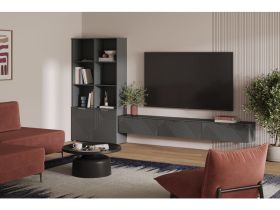 ТВ-тумба подвесная Шелтон 240x30 Графитовый