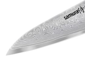 Нож кухонный "Samura 67" овощной 98 мм, дамаск 67 слоев, микарта