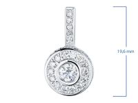 Серьги из белого золота э4712сг08182400