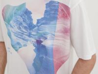 Футболка прямого силуэта с принтом