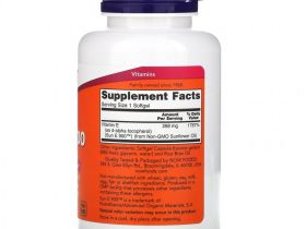 NOW Foods, Sun-E 400, 120 капсул