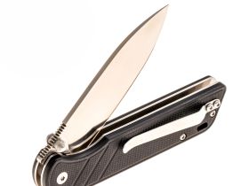 Складной нож QSP Parrot, сталь D2, рукоять G10, черный