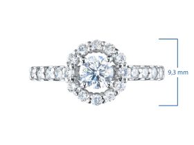 Кольцо из белого золота э4012кц06165300_white
