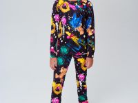 Термокомплект трикот. для девочек: фуфайка (футболка) с длин. рук, брюки для эпизод. использования