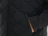 Стёганый утеплённый жилет, Черный