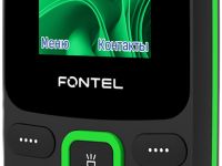 Мобильный телефон Fontel FP200 Чёрный / Зелёный
