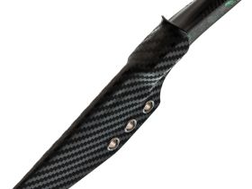 Нож Pocket Wolf Мини Тактик с долом, сталь CPR, рукоять G10/carbon, черно-зеленый