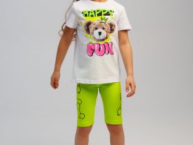 Фуфайка трикотажная для девочек (футболка)