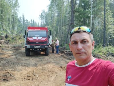 Таежный пожар потушен всем миром