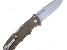 Нож складной Cold Steel Verdict Spear, сталь 1.4116, рукоять термопластик GFN, темно-коричневый