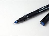 Линер UNI PIN01-200 (S) 0,1 мм, синий