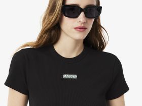 Женская хлопковая футболка Lacoste Urban