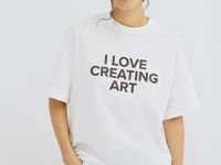 Футболка с принтом, Белый