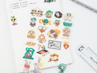 Наклейки ПВХ MESHU "Horror", 10*21 см, 24 наклейки, инд. уп., европодвес