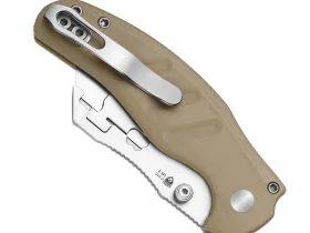 Складной нож Kizer C01C Uti 2, сталь 5Cr15MoV, рукоять G10, песочный