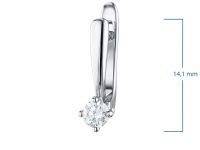 Серьги из белого золота с бриллиантами э0901сг04202987