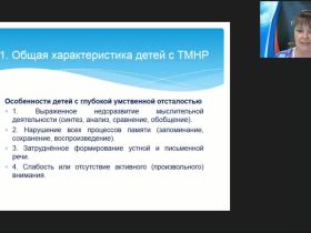 Международный вебинар "Формирование готовности детей с тяжелыми и множественными нарушениями к учебной деятельности"