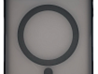 Чехол-накладка Mosbros Mag Comfortable для Apple iPhone 15 Pro пластиковый прозрачно-черный (черная рамка)