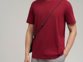 Футболка свободного кроя из джерси