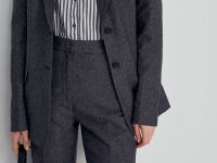 Брюки изо льна и хлопка