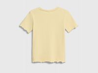 Футболка в рубчик для девочек, Желтый