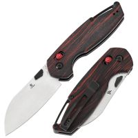 Складной нож Tenable Model 6, сталь 14C28N, рукоять G10 черно-красная