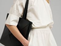 Юбка А-силуэта с эластичным поясом