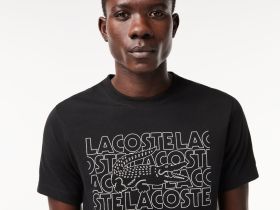 Мужская хлопковая футболка Lacoste