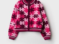 Кардиган трикотажный для девочек