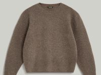 Джемпер прямого силуэта с добавлением шерсти