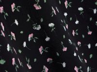 Юбка макси с принтом, Черный