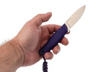 Нож Колибри, сталь AUS-10Co, рукоять G10, фиолетовый